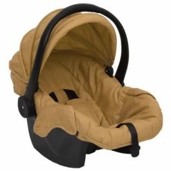 VidaXL Siège d'auto pour bébé Taupe 42x65x57 cm