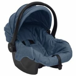 VidaXL Siège d'auto pour bébé Bleu marine 42x65x57 cm