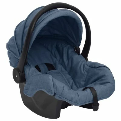 VidaXL Siège d'auto pour bébé Bleu marine 42x65x57 cm