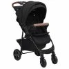 VidaXL Poussette pour bébé 2-en-1 Anthracite Acier