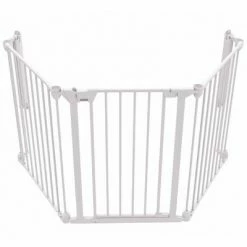 Noma Barrière de sécurité à 3 panneaux Modular Métal Blanc 94054