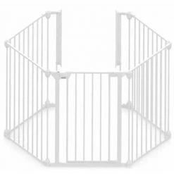 Noma Barrière de sécurité à 5 panneaux Modular Métal Blanc 94047