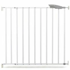A3 Baby & Kids Barrière de sécurité Oslo 73-107 cm Métal Blanc 64633
