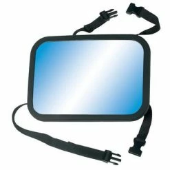 A3 Baby & Kids Miroir de voiture ajustable pour bébé 26,5x19 m Noir