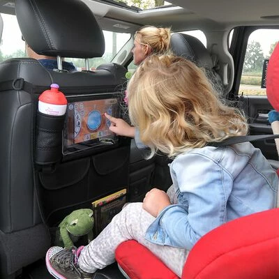 A3 Baby & Kids Organisateur de voiture avec support de tablette Noir – Image 2