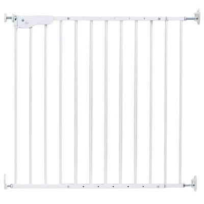 CHILDHOME Barrière de sécurité Supra 75-110 cm Métal Blanc