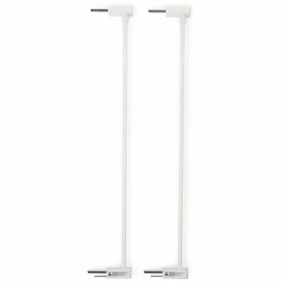 CHILDHOME Extensions barrière de sécurité Eltra 2 pcs 7 cm Métal Blanc