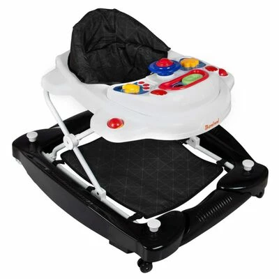 Baninni Trotteur bébé 2 en 1 Classic Noir Motif de losange