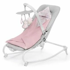 Kinderkraft Transat pour bébé 3 en 1 FELIO Rose pivoine