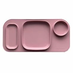 DERYAN Napperons enfant Quuby Silicone Rose