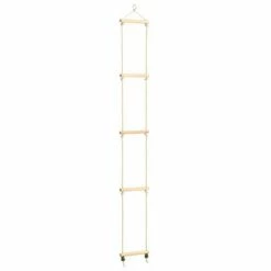 VidaXL Échelle de corde pour enfants Bois massif et PE 30x168 cm