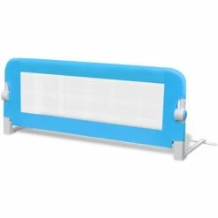 VidaXL Barrière de lit pour enfants 102x42 cm Bleu