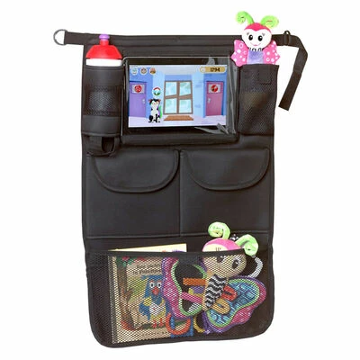 A3 Baby & Kids Organisateur de voiture avec support de tablette Noir