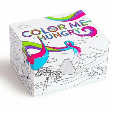 Munchkin Ensemble de vaisselle à manger 7 pcs Color Me Hungry Vert – Image 2