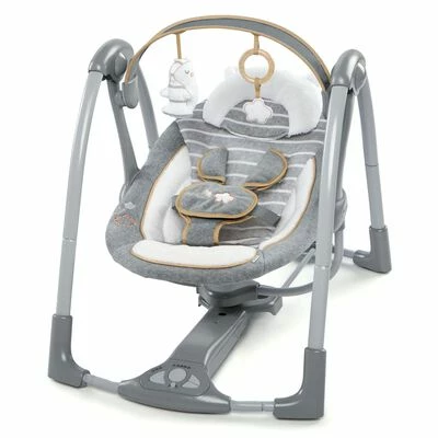 Ingenuity Balançoire bébé portable Swing'n'Go Bella Teddy – Image 2