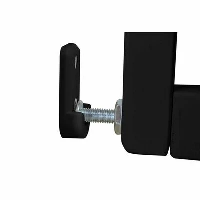 A3 Barrière de sécurité enfants bébés Oslo 71-102 cm Bois Noir – Image 2