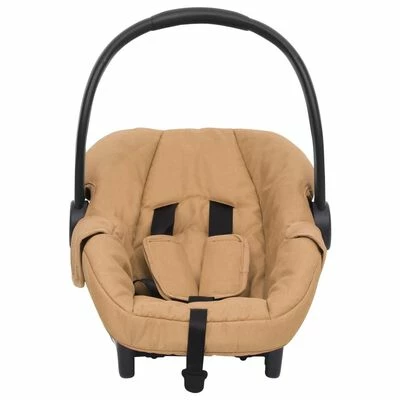 VidaXL Siège d'auto pour bébé Taupe 42x65x57 cm – Image 3