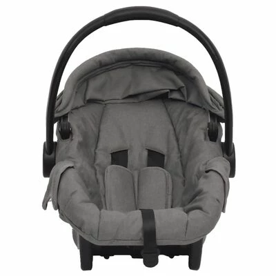 VidaXL Siège d'auto pour bébé Gris clair 42x65x57 cm – Image 3