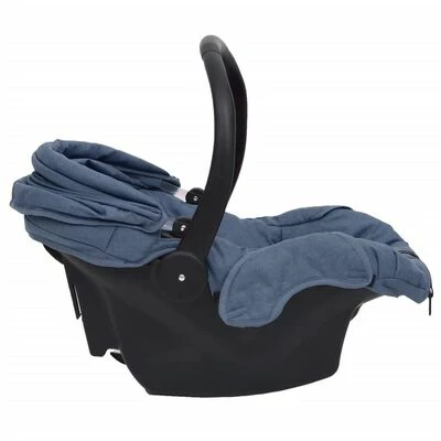VidaXL Siège d'auto pour bébé Bleu marine 42x65x57 cm – Image 3