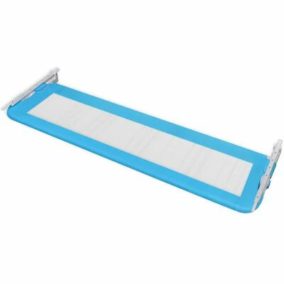 VidaXL Barrière de lit pour enfants 150x42 cm Bleu – Image 4