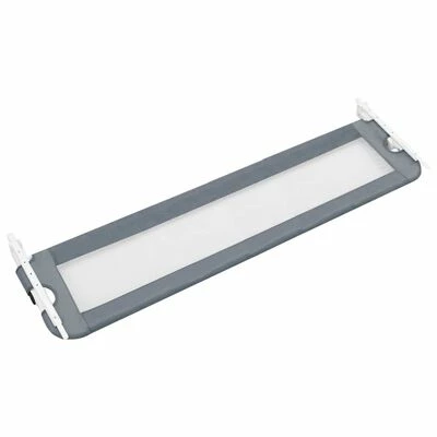 VidaXL Barrière de lit enfant Gris 150x42 cm Polyester – Image 4