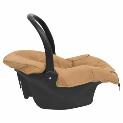 VidaXL Siège d'auto pour bébé Taupe 42x65x57 cm – Image 4