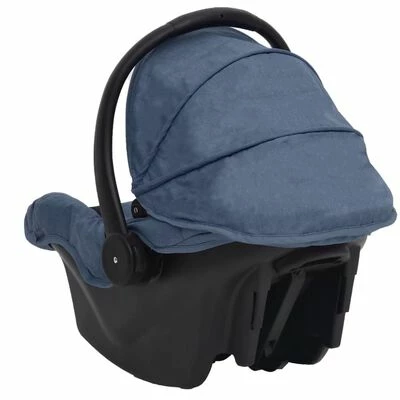 VidaXL Siège d'auto pour bébé Bleu marine 42x65x57 cm – Image 4
