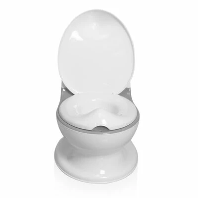 Baninni Pot de toilette avec son Pippe Gris et blanc – Image 4