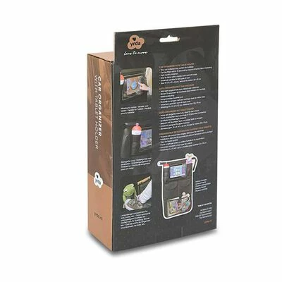 A3 Baby & Kids Organisateur de voiture avec support de tablette Noir – Image 4