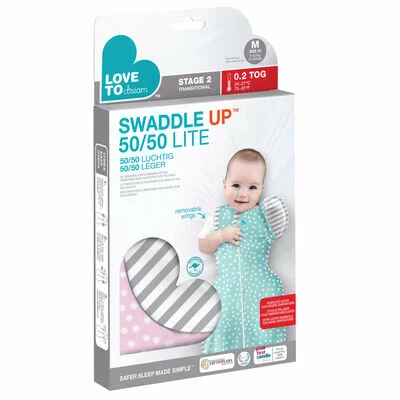 Love to Dream Couverture bébé Swaddle Up Transition Bag Lite M Gris – Image 4
