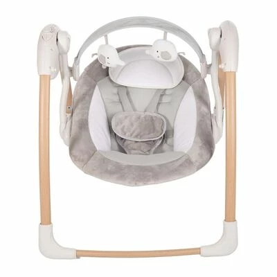 Bo Jungle Transat pour bébé portable Dolphy Naturel et blanc pur – Image 4