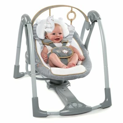 Ingenuity Balançoire bébé portable Swing'n'Go Bella Teddy – Image 4