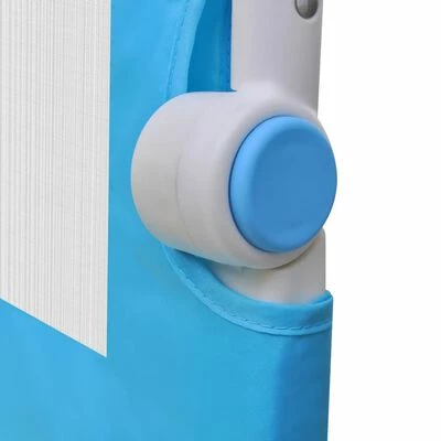 VidaXL Barrière de lit pour enfants 150x42 cm Bleu – Image 5