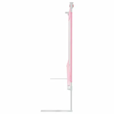 VidaXL Barrière de sécurité de lit d'enfant Rose 150x25 cm Tissu – Image 5