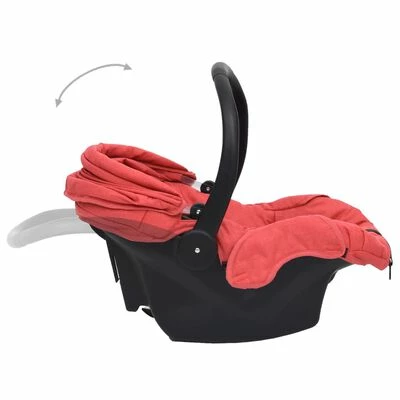 VidaXL Siège d'auto pour bébé Rouge 42x65x57 cm – Image 5