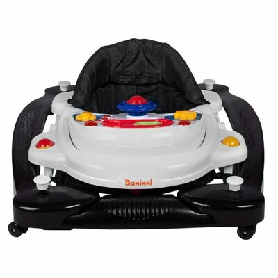 Baninni Trotteur bébé 2 en 1 Classic Noir Motif de losange – Image 5