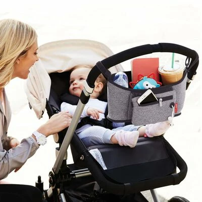 Skip Hop Sac d'organisation pour poussette Gris bruyère – Image 5