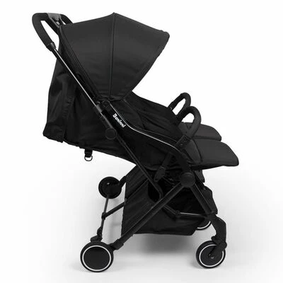 Baninni Poussette jumelle Adige Noir – Image 5