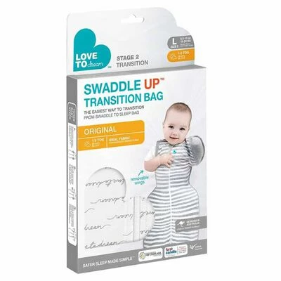 Love to Dream Couverture bébé Swaddle Up Transition Bag Original Blanc – Image 5