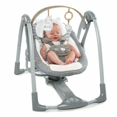 Ingenuity Balançoire bébé portable Swing'n'Go Bella Teddy – Image 5
