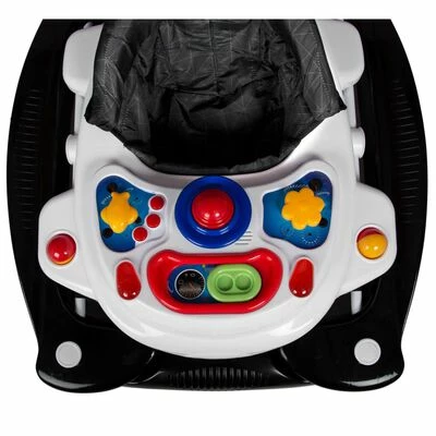 Baninni Trotteur bébé 2 en 1 Classic Noir Motif de losange – Image 6