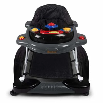 Baninni Trotteur bébé 2 en 1 Classic Noir Motif à pois – Image 6