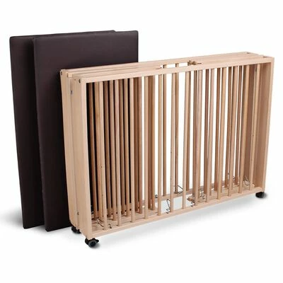 TiSsi Parc pliable pour enfants Moritz 90x95x75 cm Naturel – Image 6